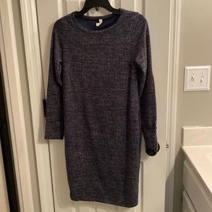 Long sleeve maternity dress